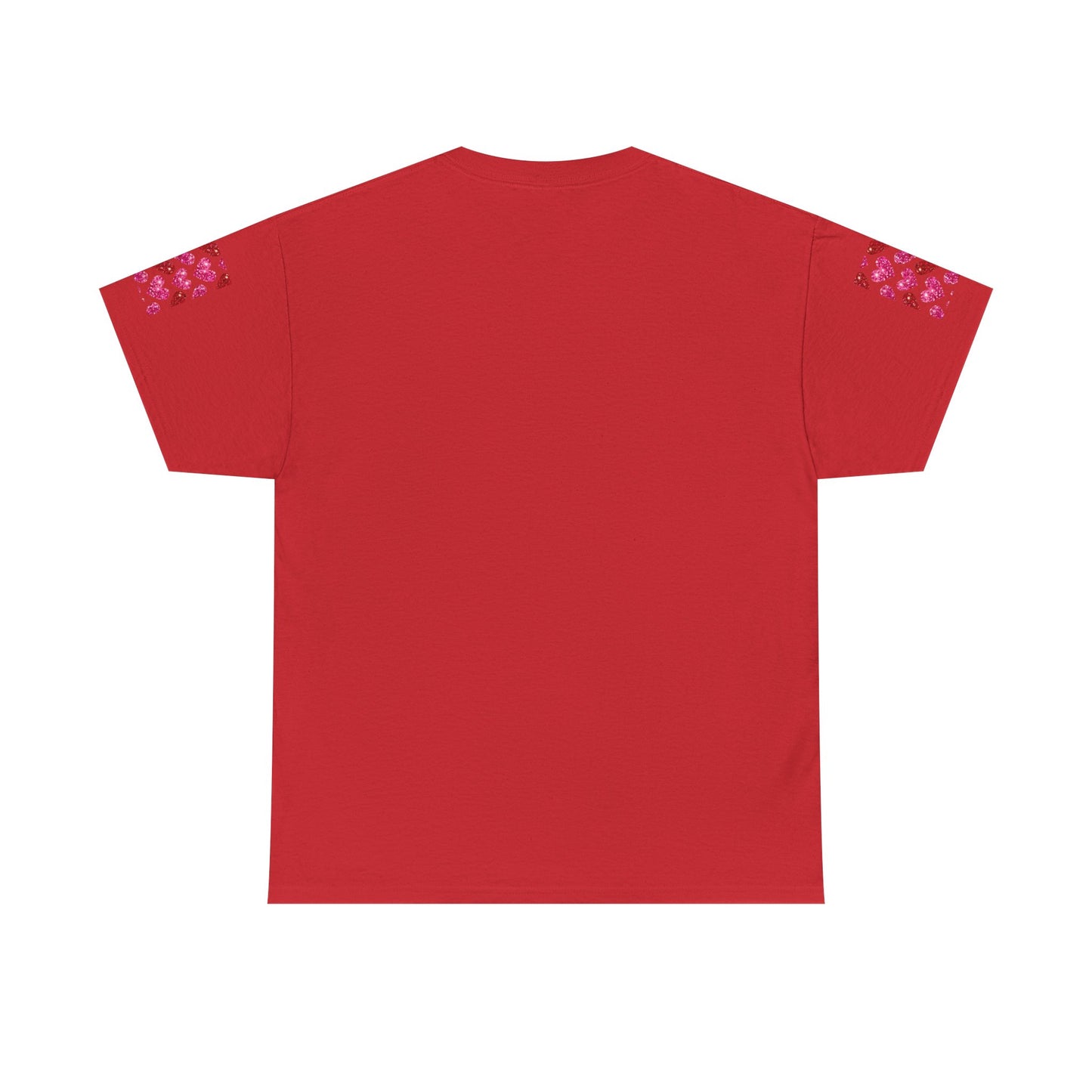 Sparkling Hearts Cotton Tee - Perfect for Valentine's Day & Love Celebrations