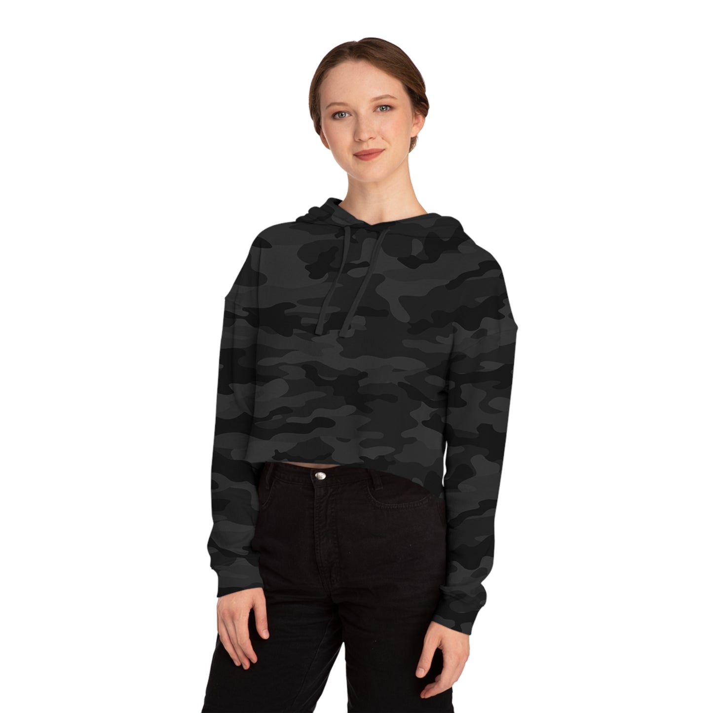 Bohemian Cropped Hoodie, Women’s Fashion Sweatshirt, Floral Design Hoodie, Summer Layering Top, Wildflowers Sweatshirt