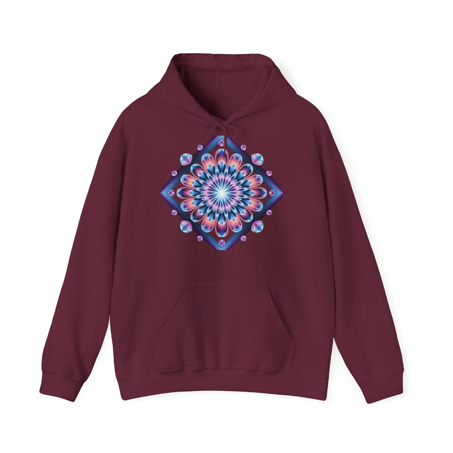 Mandala Hoodie for Comfort & Style, Cozy Wear, Gift for Her, Unique Sweatshirt, Festival Outfit, Everyday Fashion