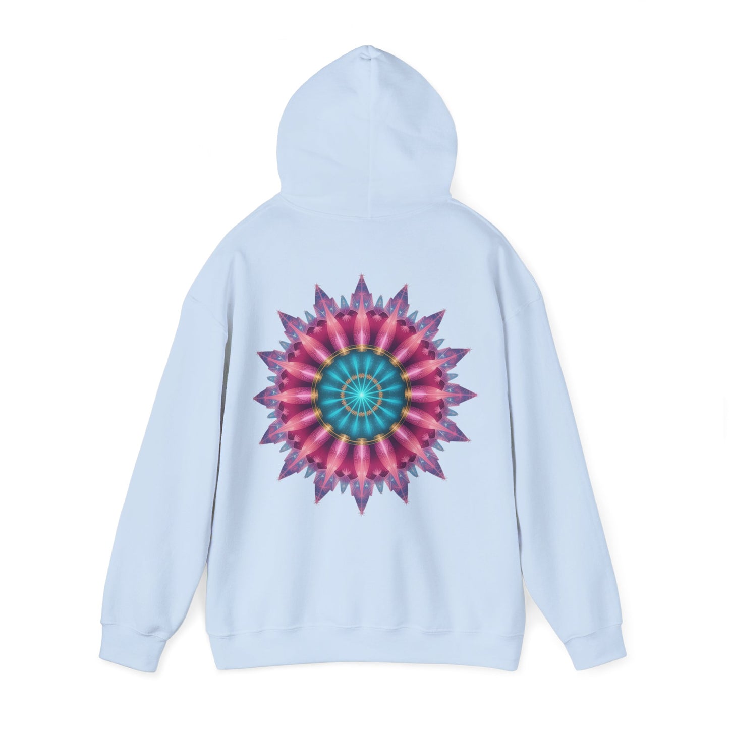 Colorful Mandala Hoodie - Cozy Unisex Heavy Blend™ Sweatshirt for Comfy Days, Gift for Art Lovers, Casual Wear, Festival Apparel