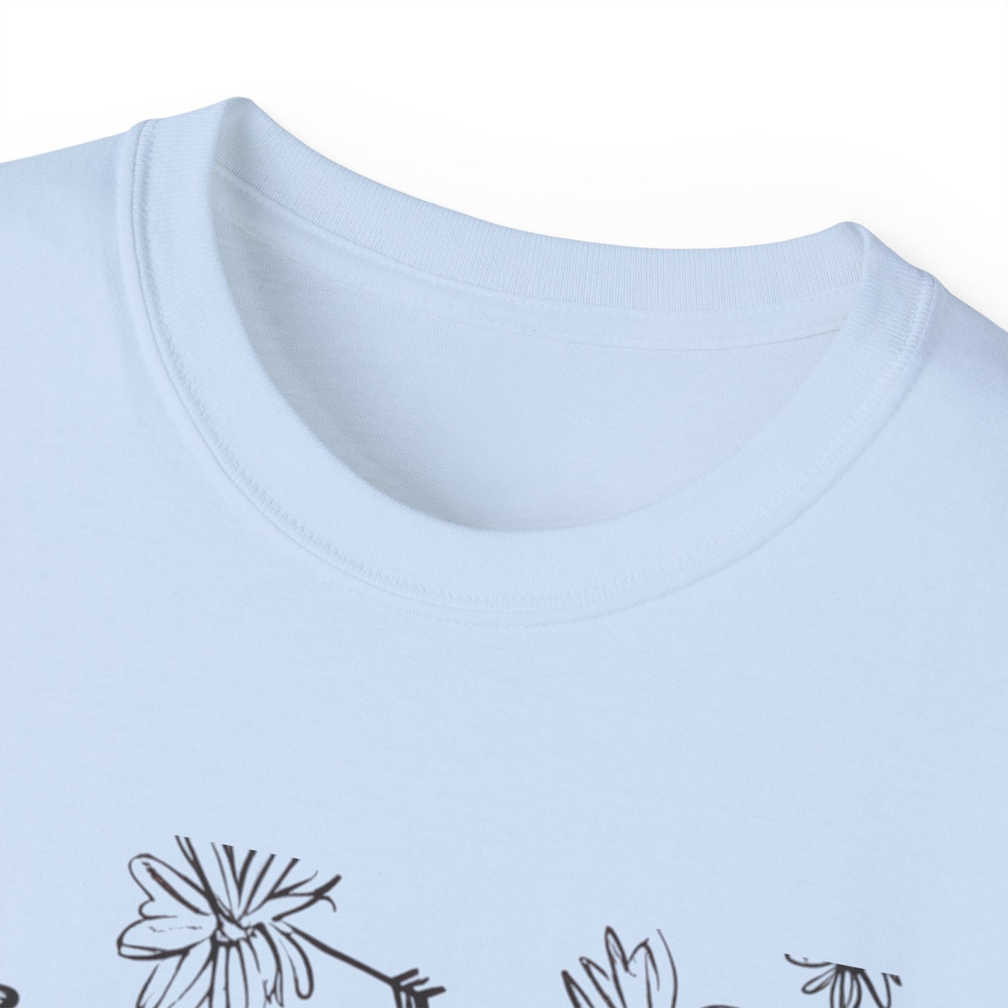Maglietta Love Floral Ultra Cotton - Maglietta carina e comoda per ogni occasione
