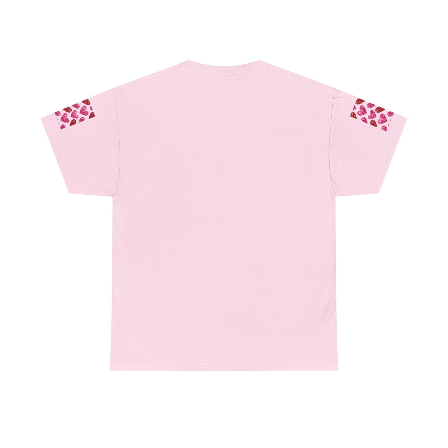Sparkling Hearts Cotton Tee - Perfect for Valentine's Day & Love Celebrations