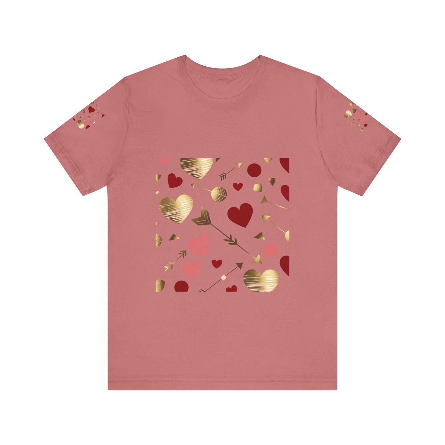 Romantic Hearts Short Sleeve Tee