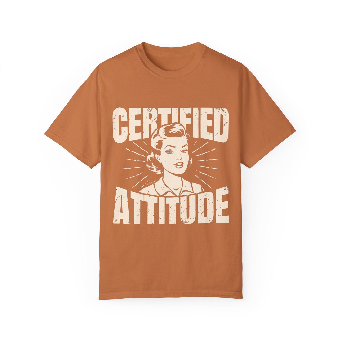 Certified Attitud Garment-Dyed T-Shirt - Casual & Confident Style