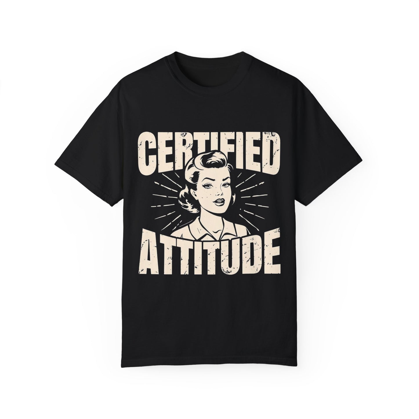 Certified Attitud Garment-Dyed T-Shirt - Casual & Confident Style