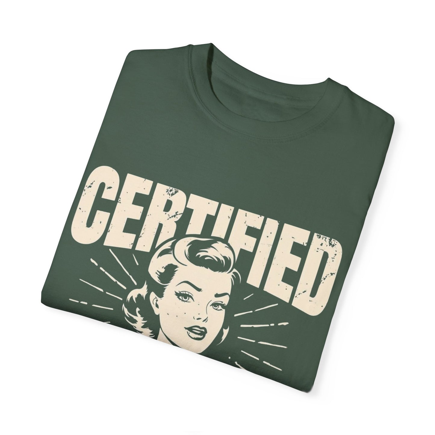 Certified Attitud Garment-Dyed T-Shirt - Casual & Confident Style