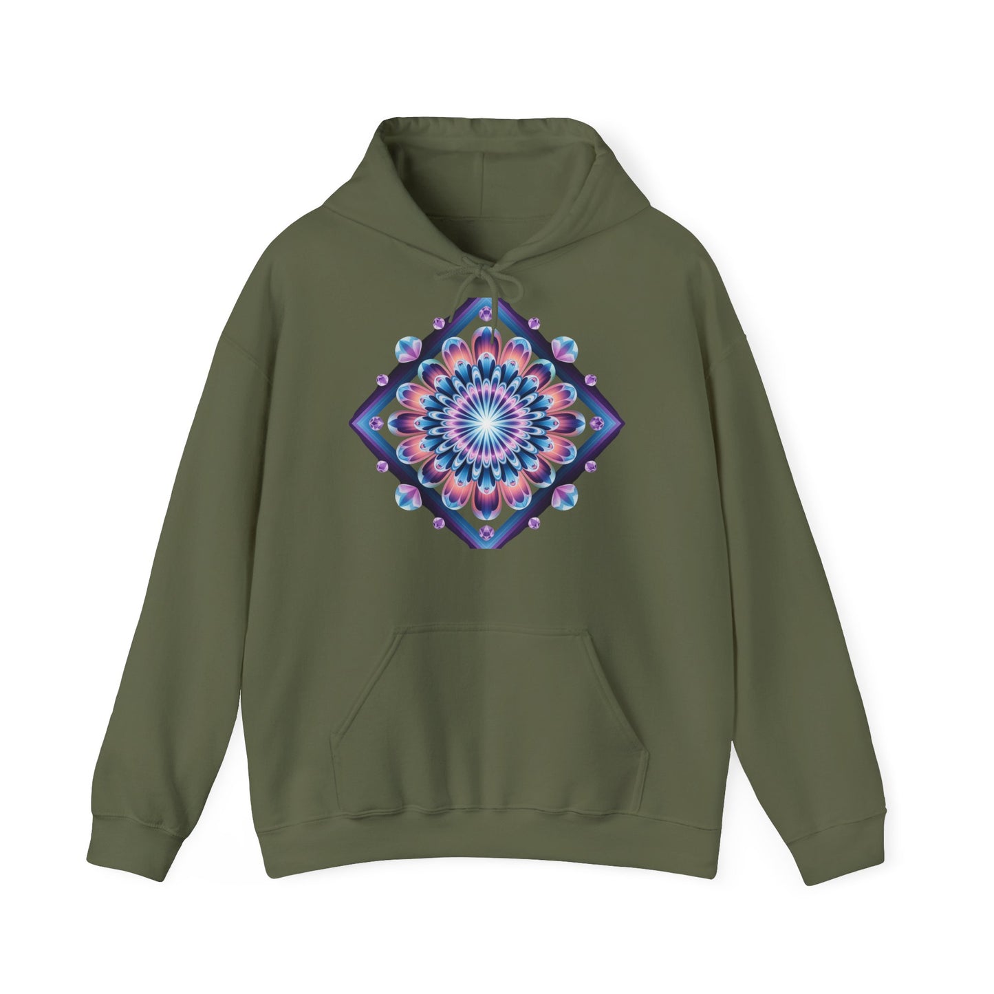 Mandala Hoodie for Comfort & Style, Cozy Wear, Gift for Her, Unique Sweatshirt, Festival Outfit, Everyday Fashion