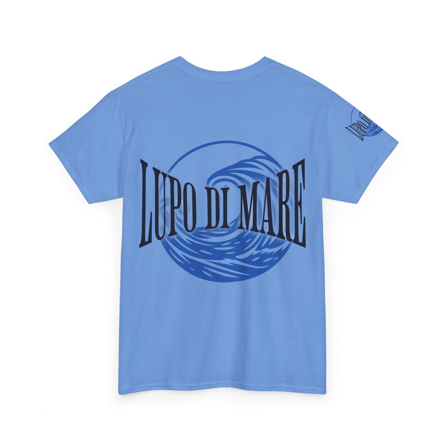 Maglietta in cotone pesante Lupo di Mare - Maglietta grafica Ocean Vibes