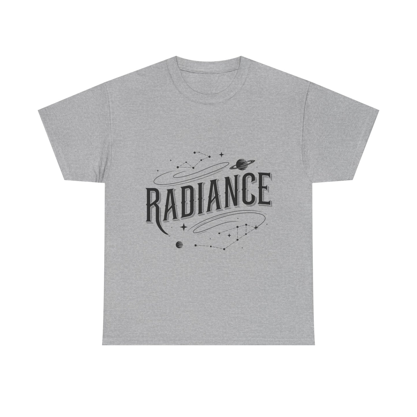 Radiance Unisex Heavy Cotton Tee - Cosmic Design for Star Gazers