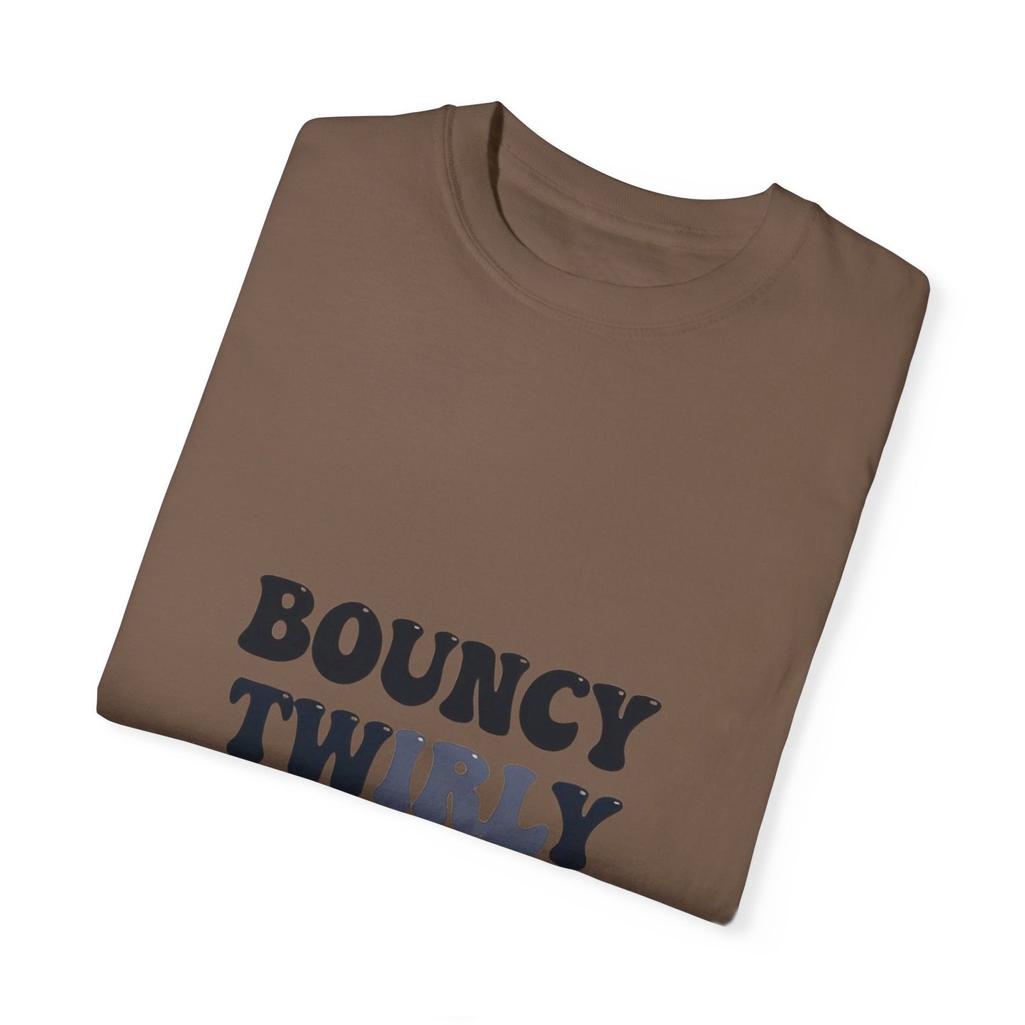 Bouncy Twirly Adorable T-Shirt – Men Garment-Dyed Tee for Fun Lovin' Souls