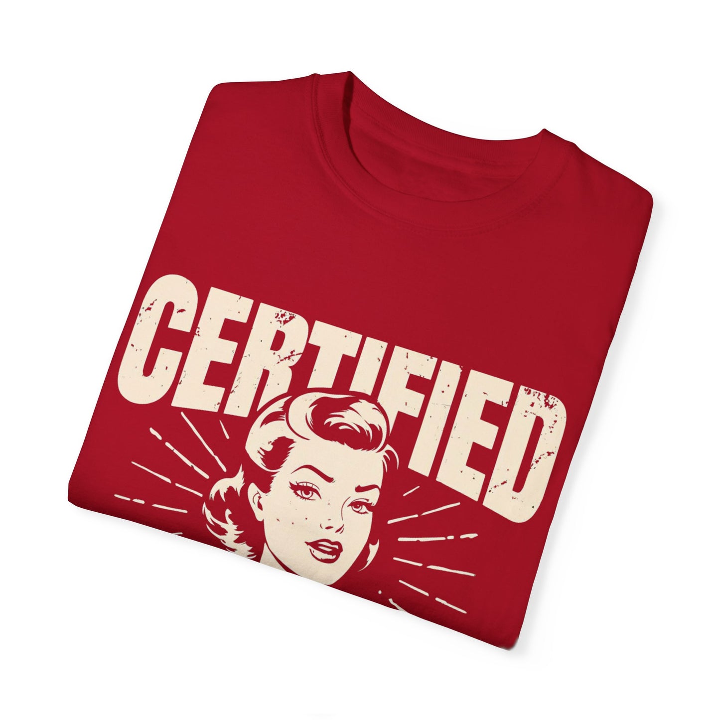 Certified Attitud Garment-Dyed T-Shirt - Casual & Confident Style