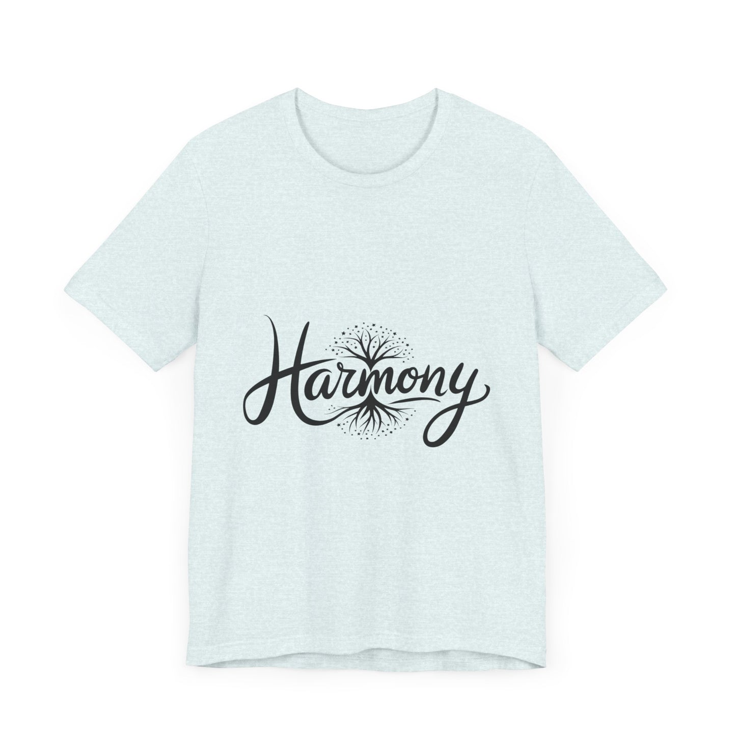 Harmony Unisex Short Sleeve Tee - Comfortable Casual Wear for Positive Vibes