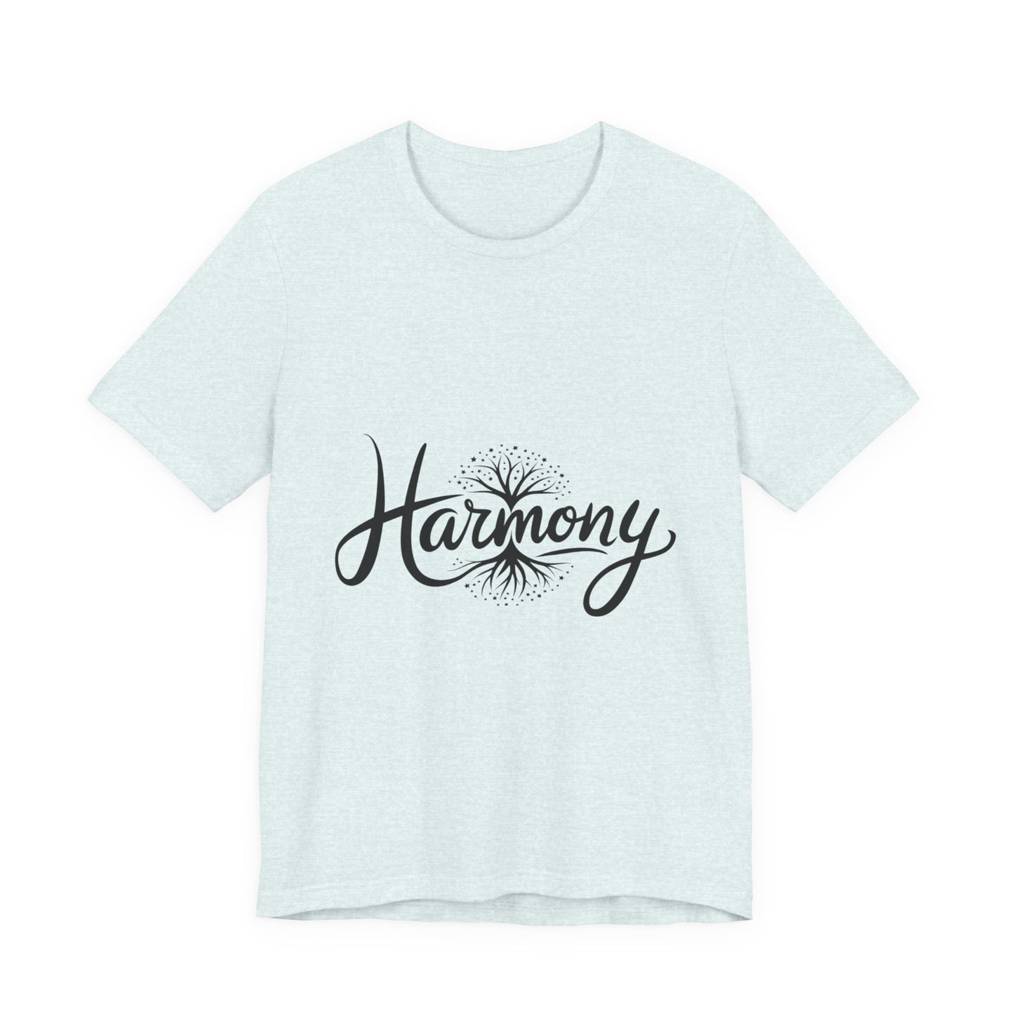 Harmony Unisex Short Sleeve Tee - Comfortable Casual Wear for Positive Vibes