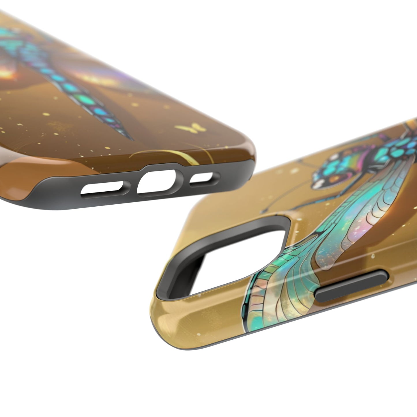 Dragonfly Magnetic Phone Case, Colorful Phone Cover, Gift for Nature Lovers, Unique Phone Accessory, Eco-Friendly Design