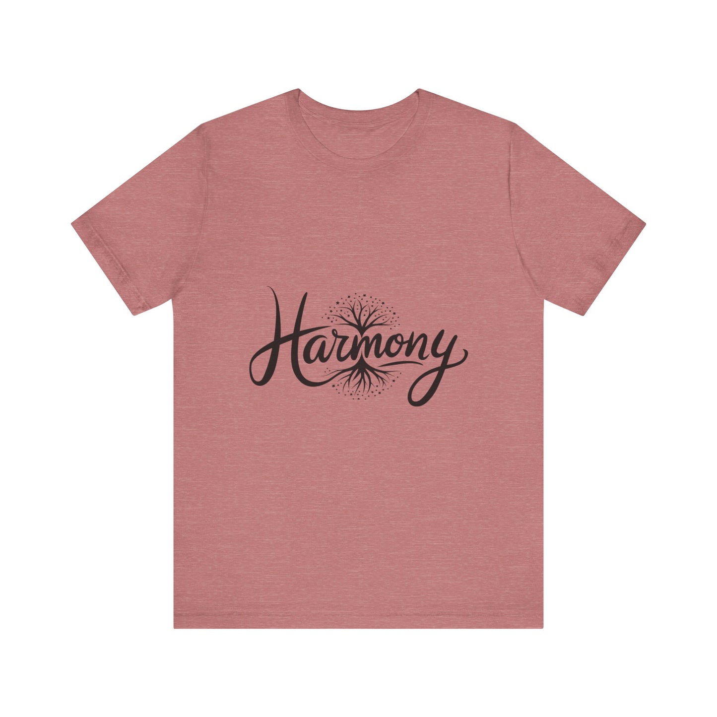 Harmony Unisex Short Sleeve Tee - Comfortable Casual Wear for Positive Vibes