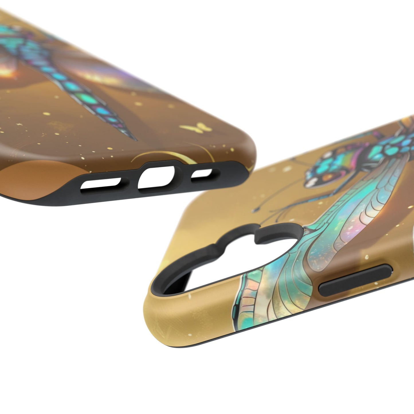 Dragonfly Magnetic Phone Case, Colorful Phone Cover, Gift for Nature Lovers, Unique Phone Accessory, Eco-Friendly Design