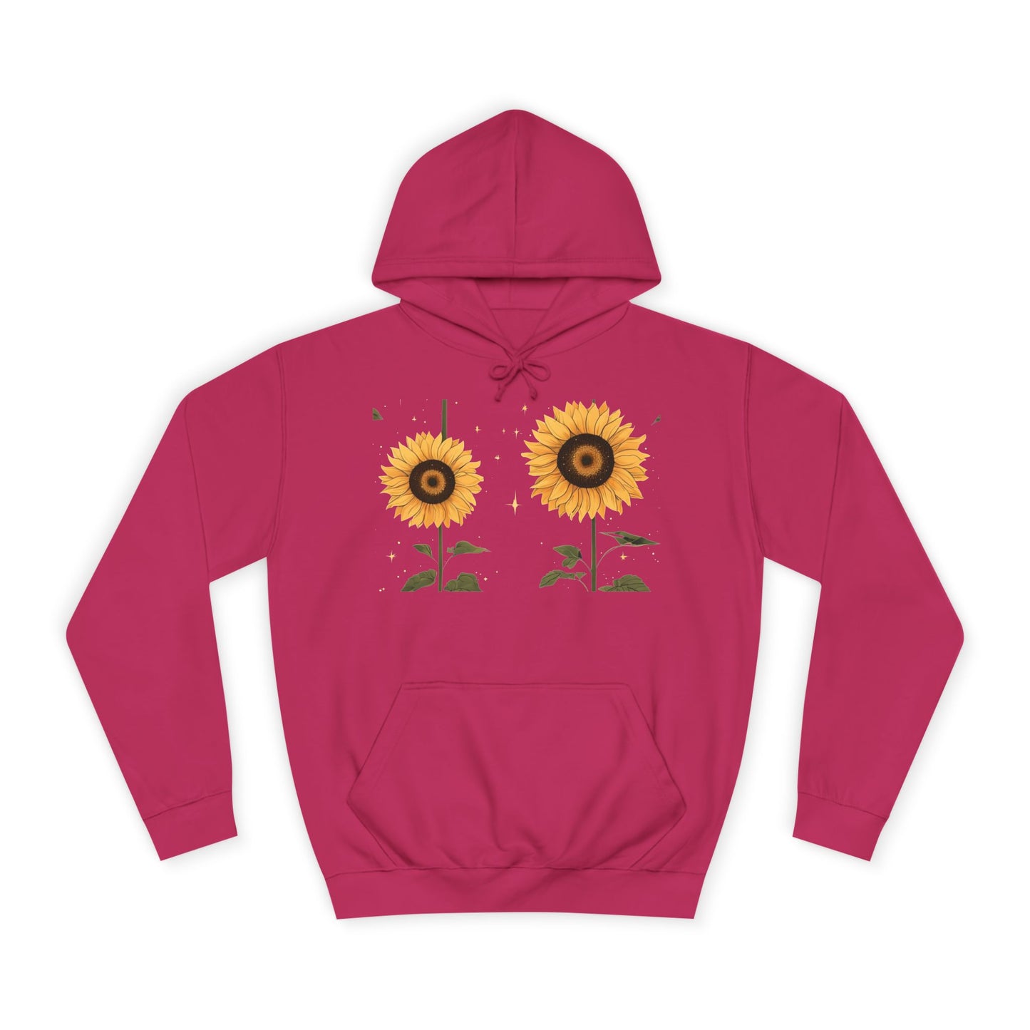Felpa con cappuccio rosa con fiocco college carina - Elegante e comoda