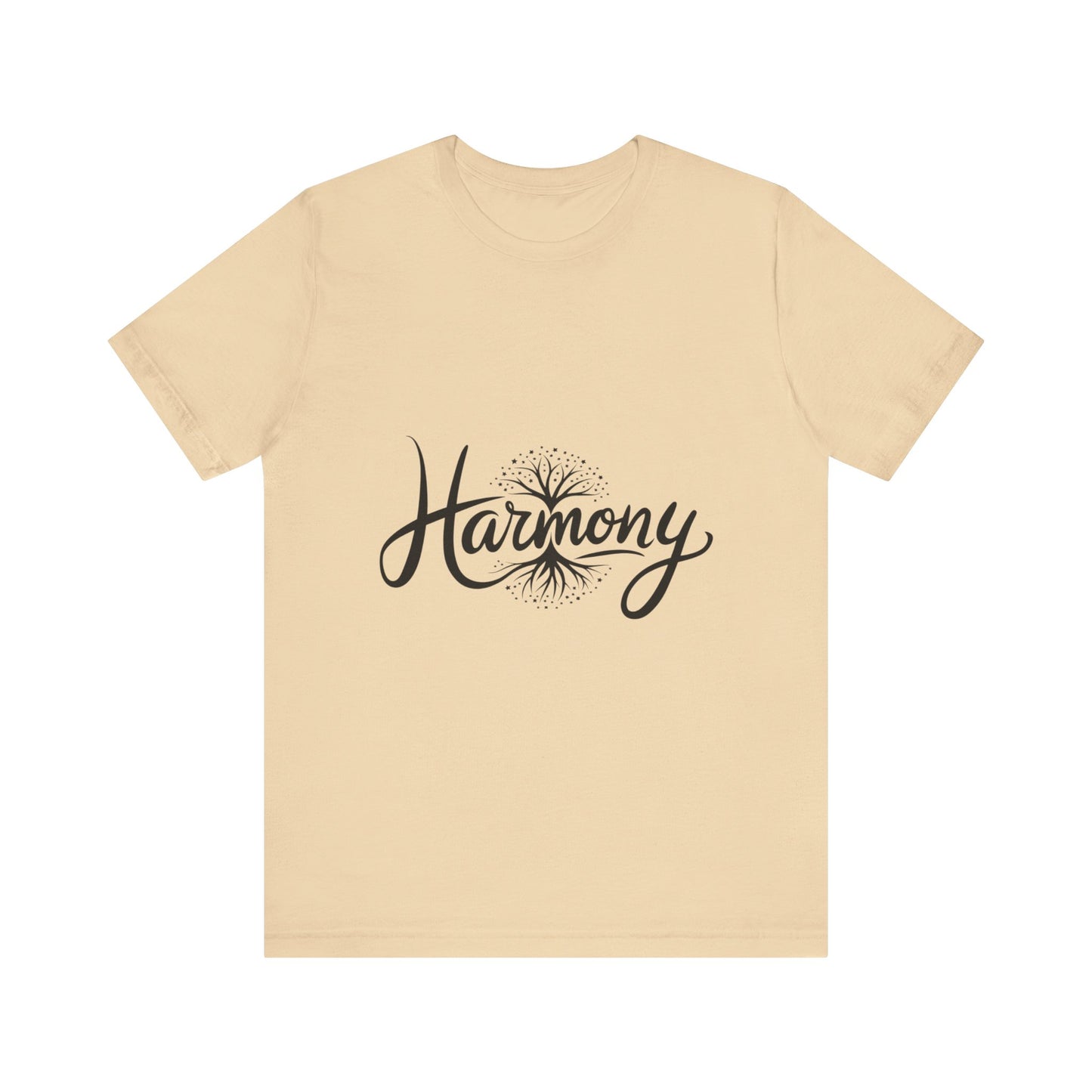 Harmony Unisex Short Sleeve Tee - Comfortable Casual Wear for Positive Vibes