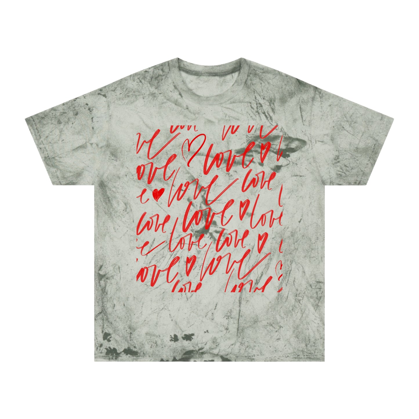 Camiseta Color Blast Love para almas apasionadas
