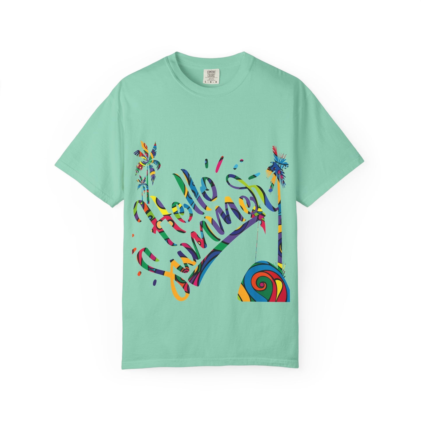 Gold Heart Pattern Women T-Shirt
