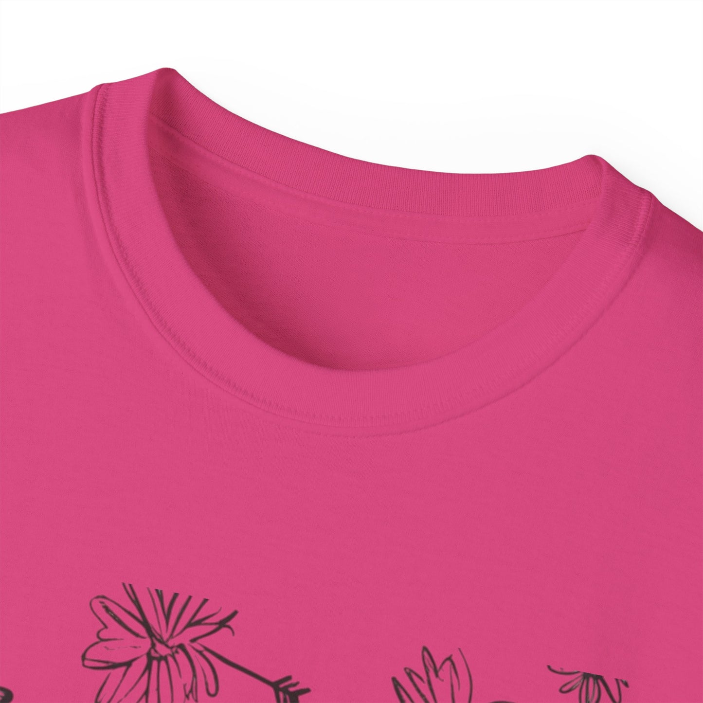 Maglietta Love Floral Ultra Cotton - Maglietta carina e comoda per ogni occasione