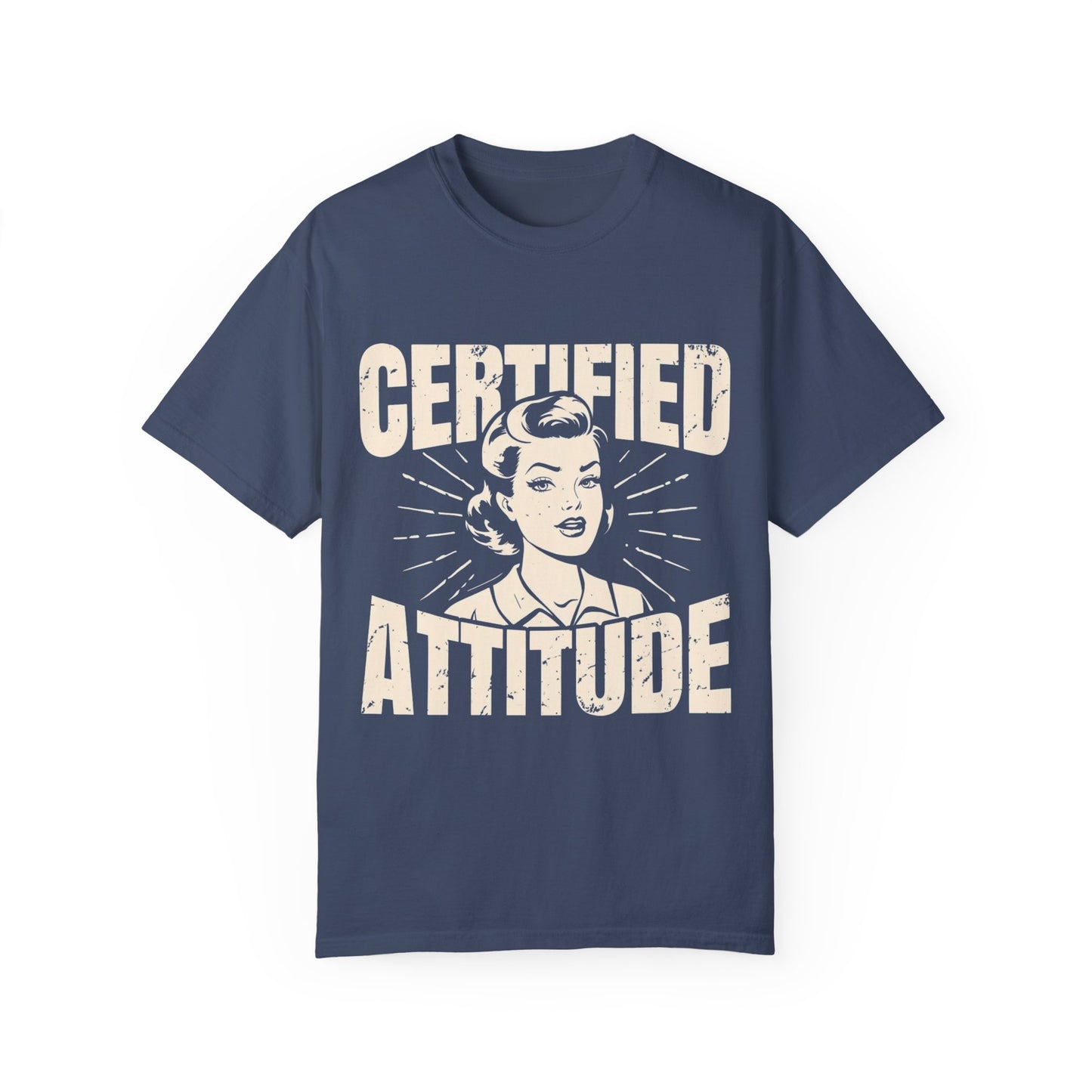Certified Attitud Garment-Dyed T-Shirt - Casual & Confident Style