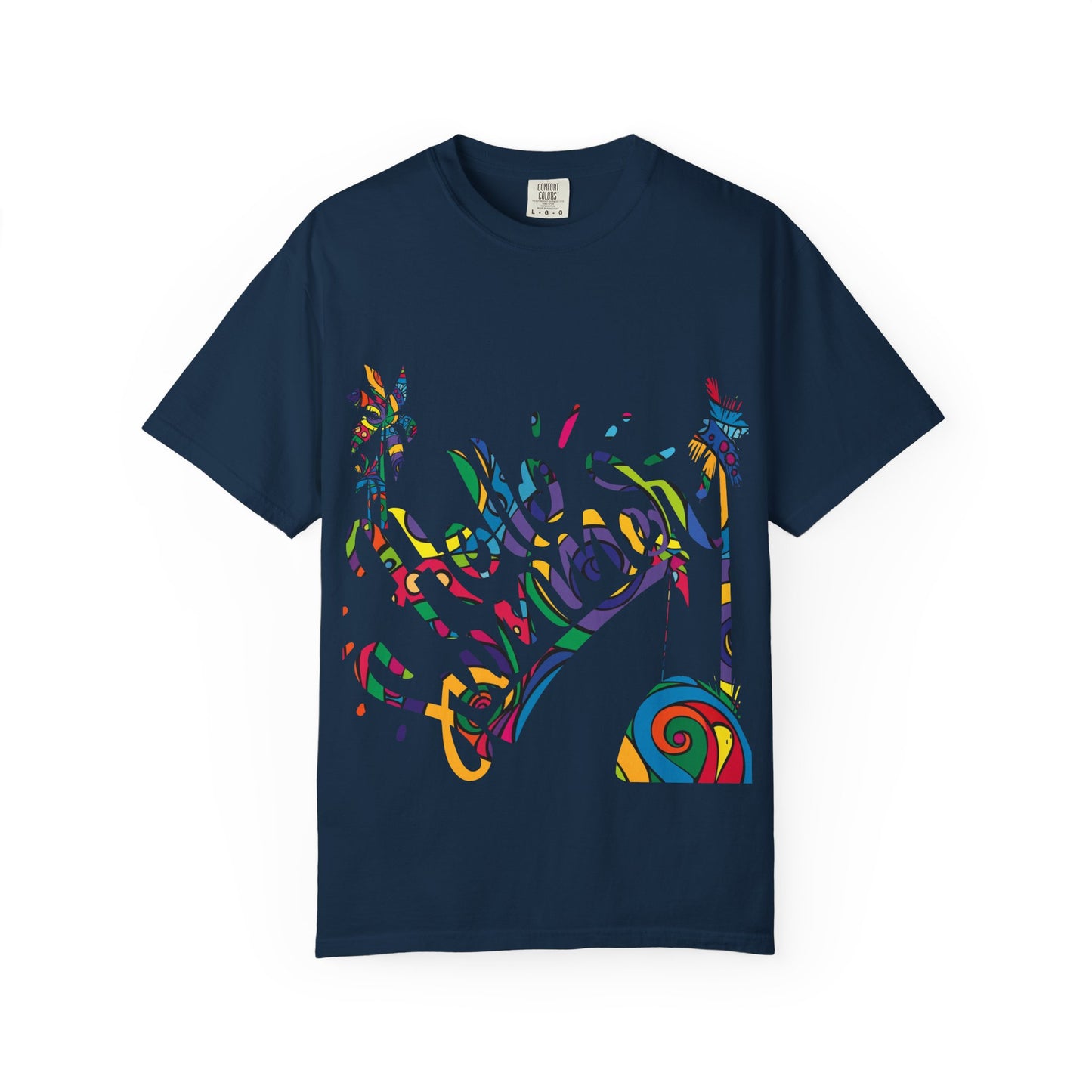 Gold Heart Pattern Women T-Shirt