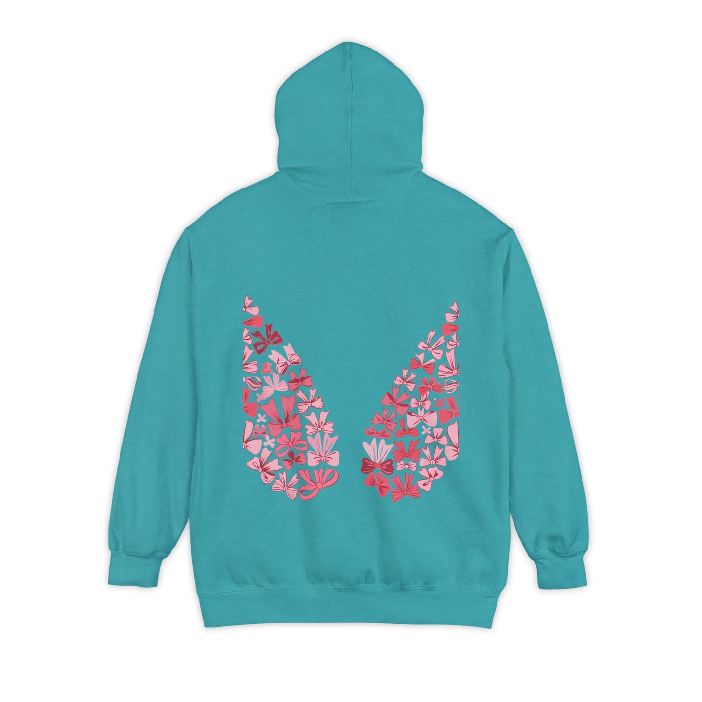 Sudadera con capucha teñida Heart Blossom | Ideal para ropa informal y amantes de la naturaleza
