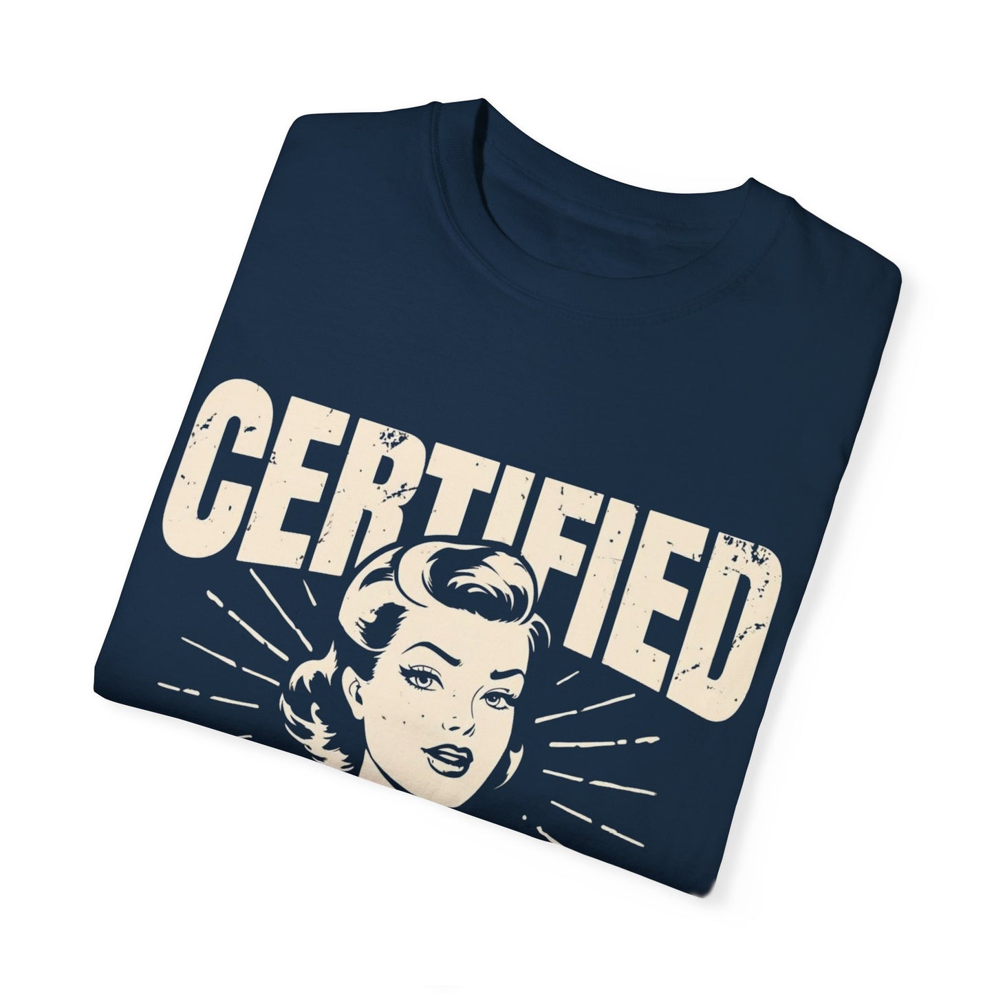 Certified Attitud Garment-Dyed T-Shirt - Casual & Confident Style