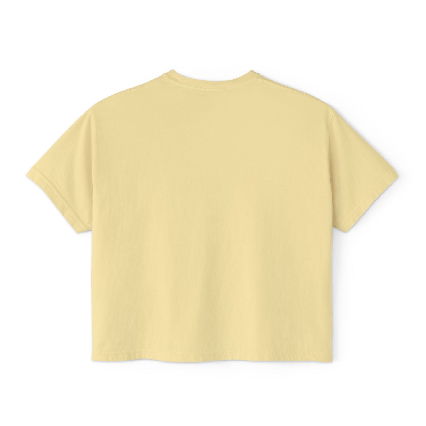 Flower Power Women's Boxy Tee, Vintage Inspired Top, Casual Streetwear, Boho Style Shirt, Perfect for Festivals, Everyday Wear