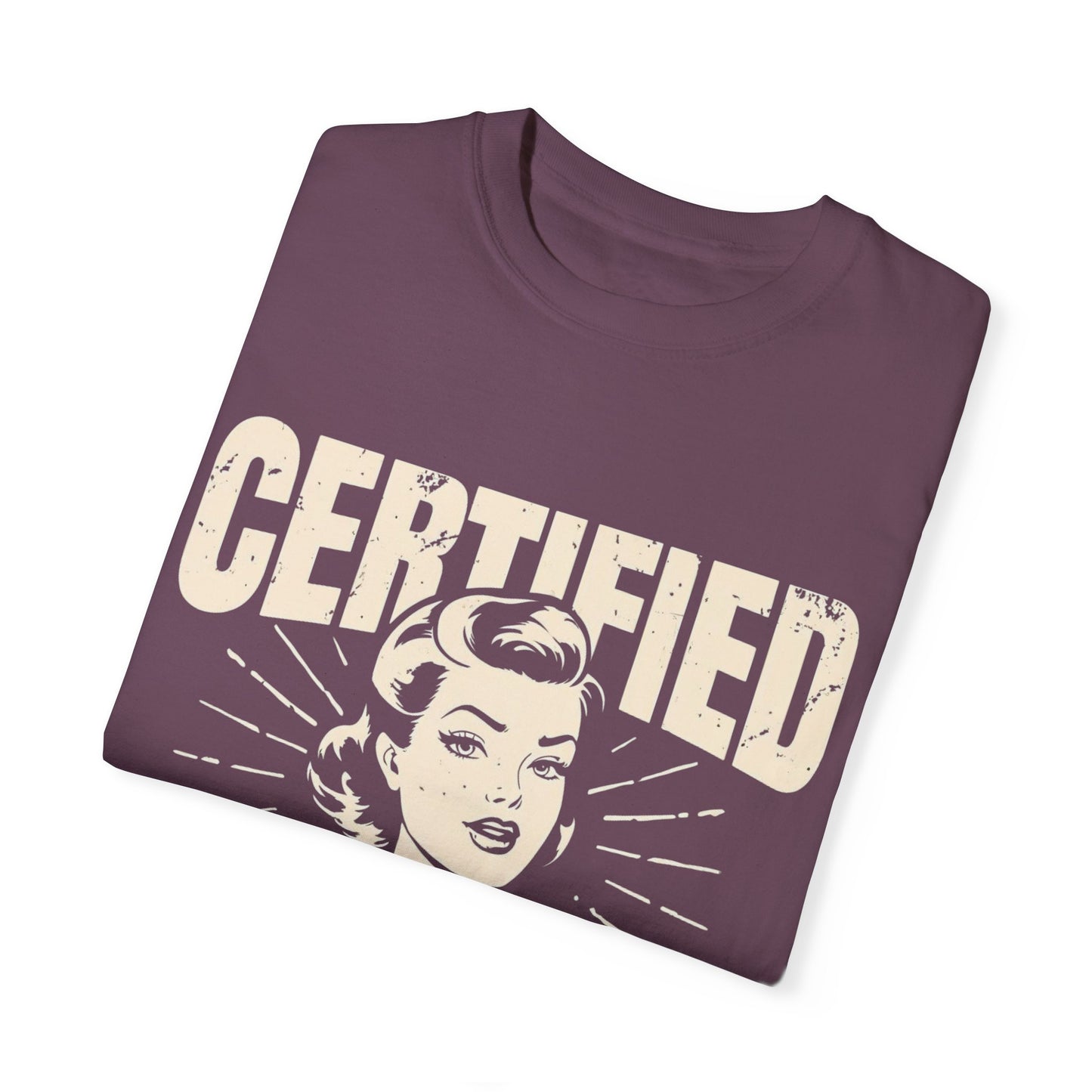 Certified Attitud Garment-Dyed T-Shirt - Casual & Confident Style