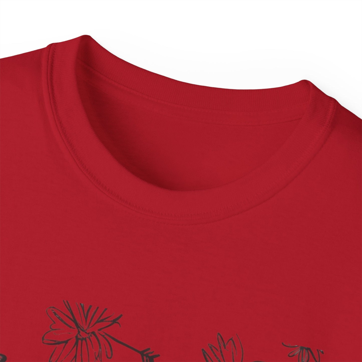 Maglietta Love Floral Ultra Cotton - Maglietta carina e comoda per ogni occasione
