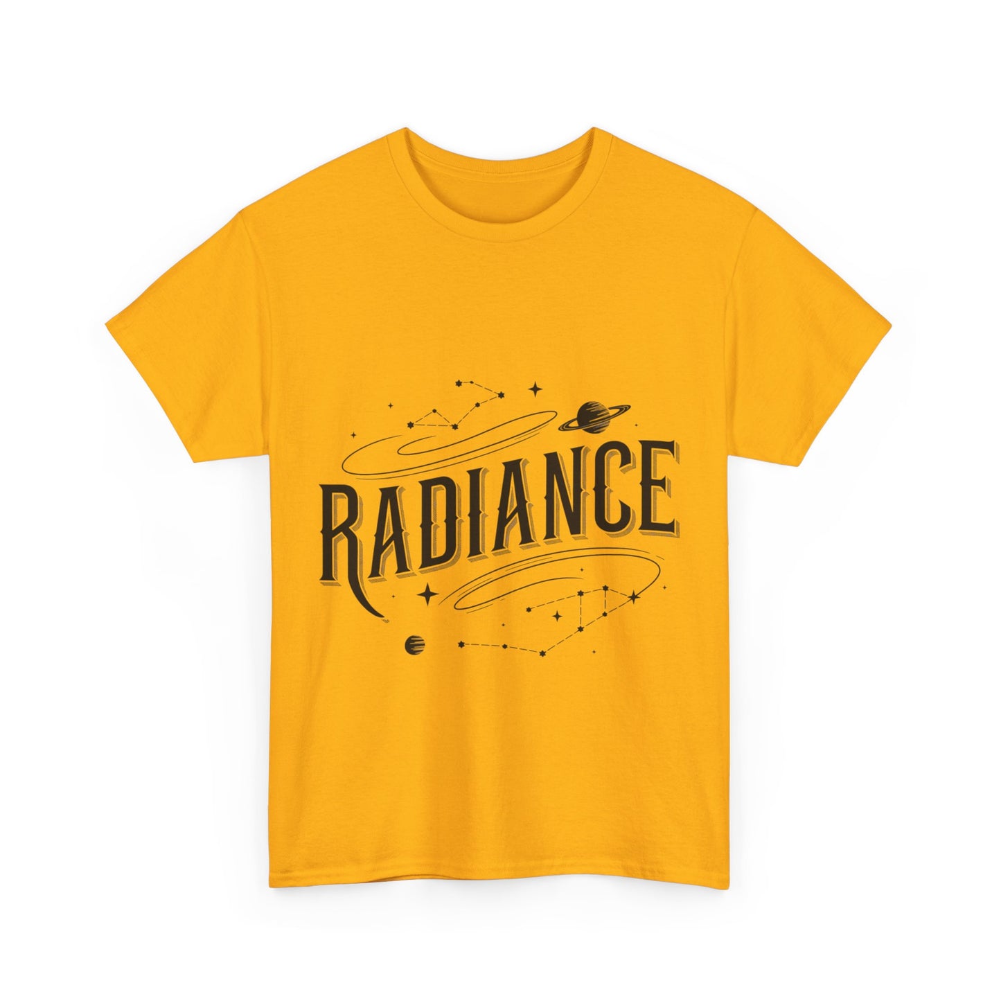 Radiance Unisex Heavy Cotton Tee - Cosmic Design for Star Gazers