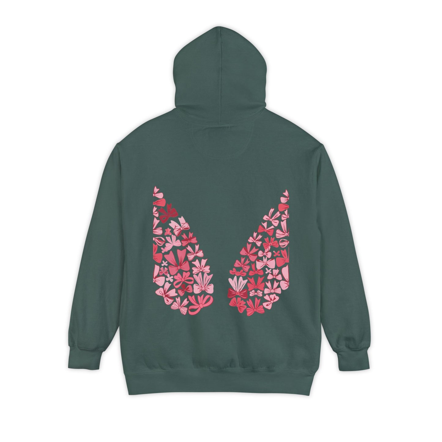 Sudadera con capucha teñida Heart Blossom | Ideal para ropa informal y amantes de la naturaleza