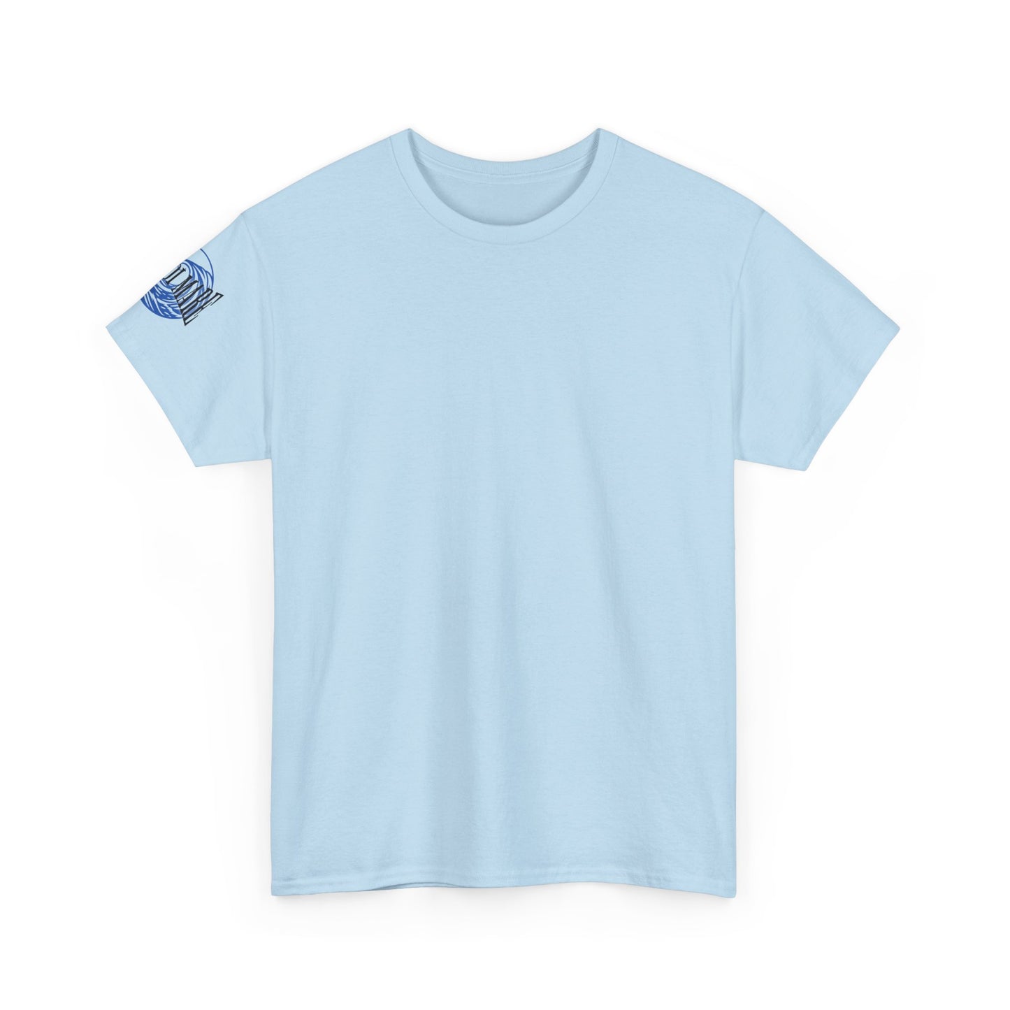 Camiseta de algodón grueso Lupo di Mare: camiseta gráfica Ocean Vibes