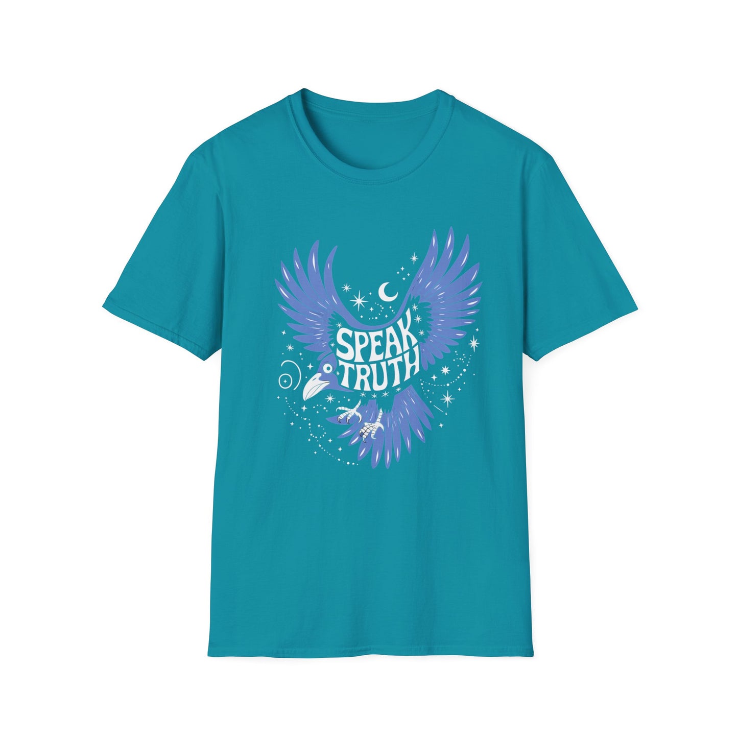 Blue Bird Graphic Womens T-Shirt, Casual Wear, Gift for Bird Lovers, Nature-Themed Apparel, Comfortable Everyday Tee