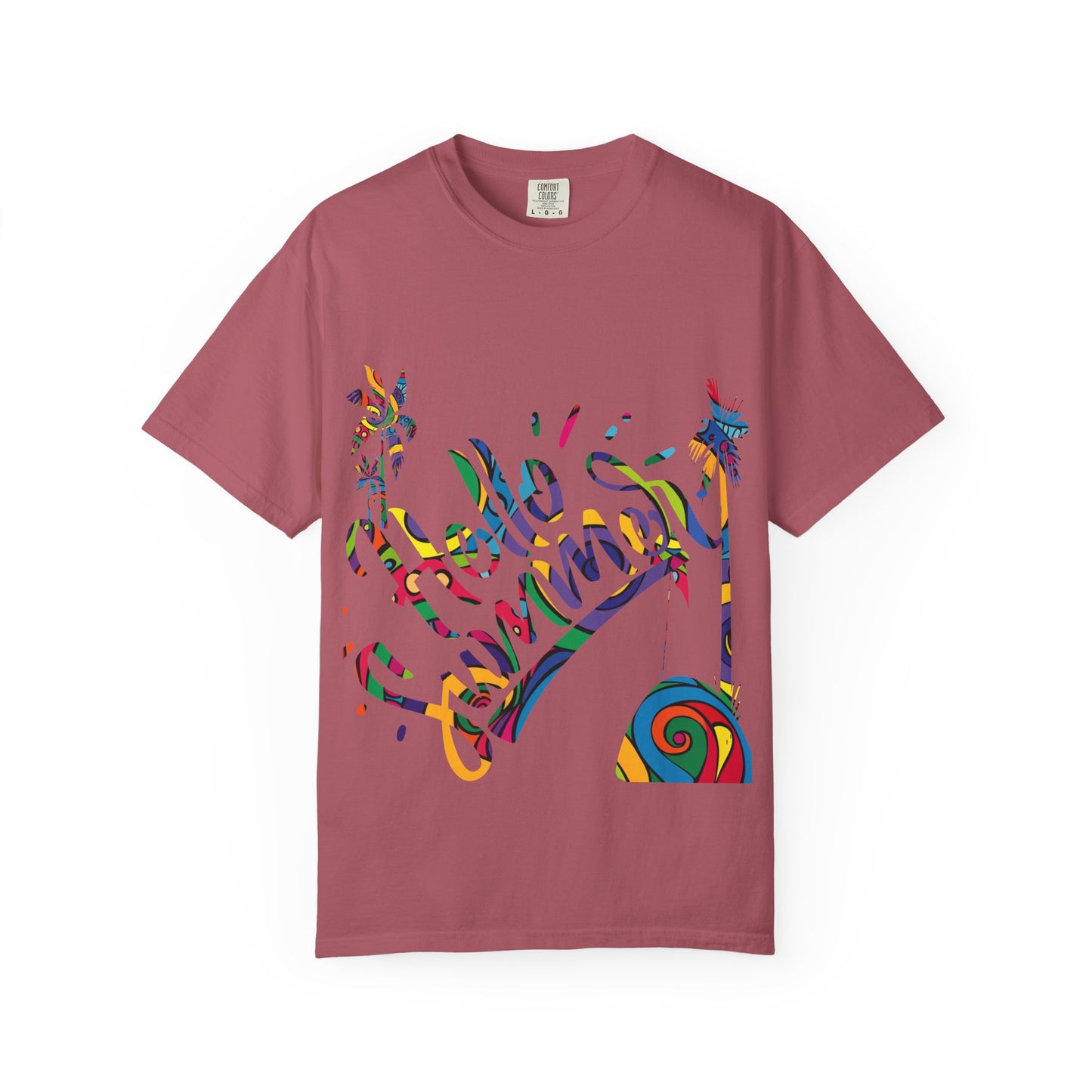 Gold Heart Pattern Women T-Shirt