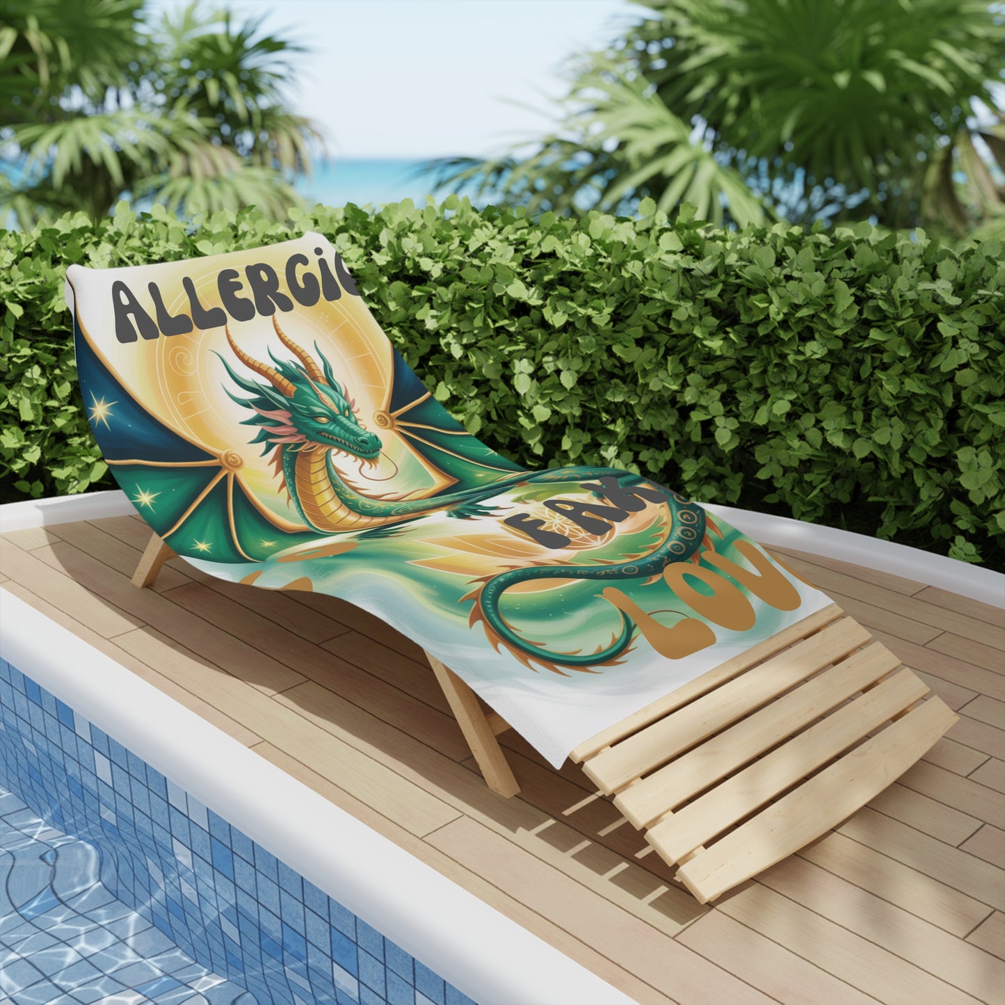 Mythical Dragon Beach Towels, Dragon Art Towel, Fantasy Towel, Summer Fun, Poolside Essential, Gift for Dragon Lovers