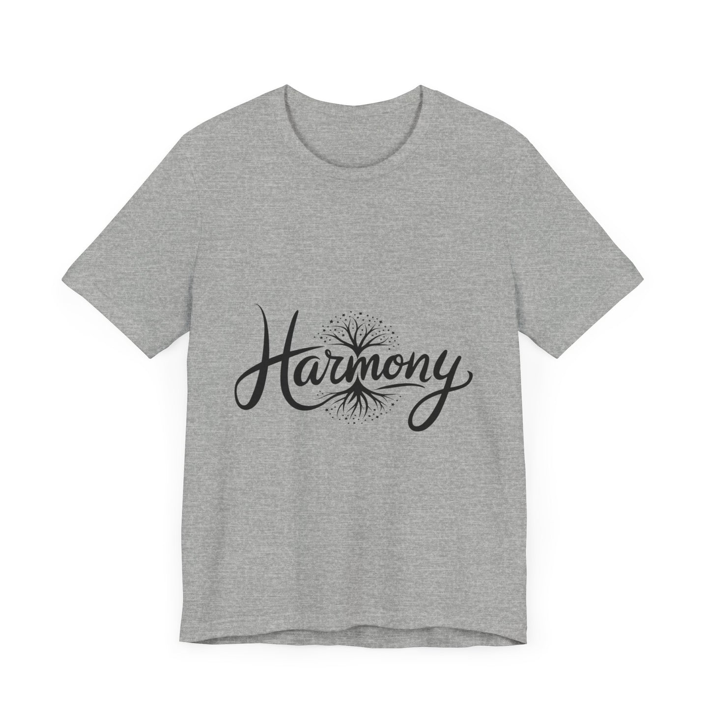 Harmony Unisex Short Sleeve Tee - Comfortable Casual Wear for Positive Vibes