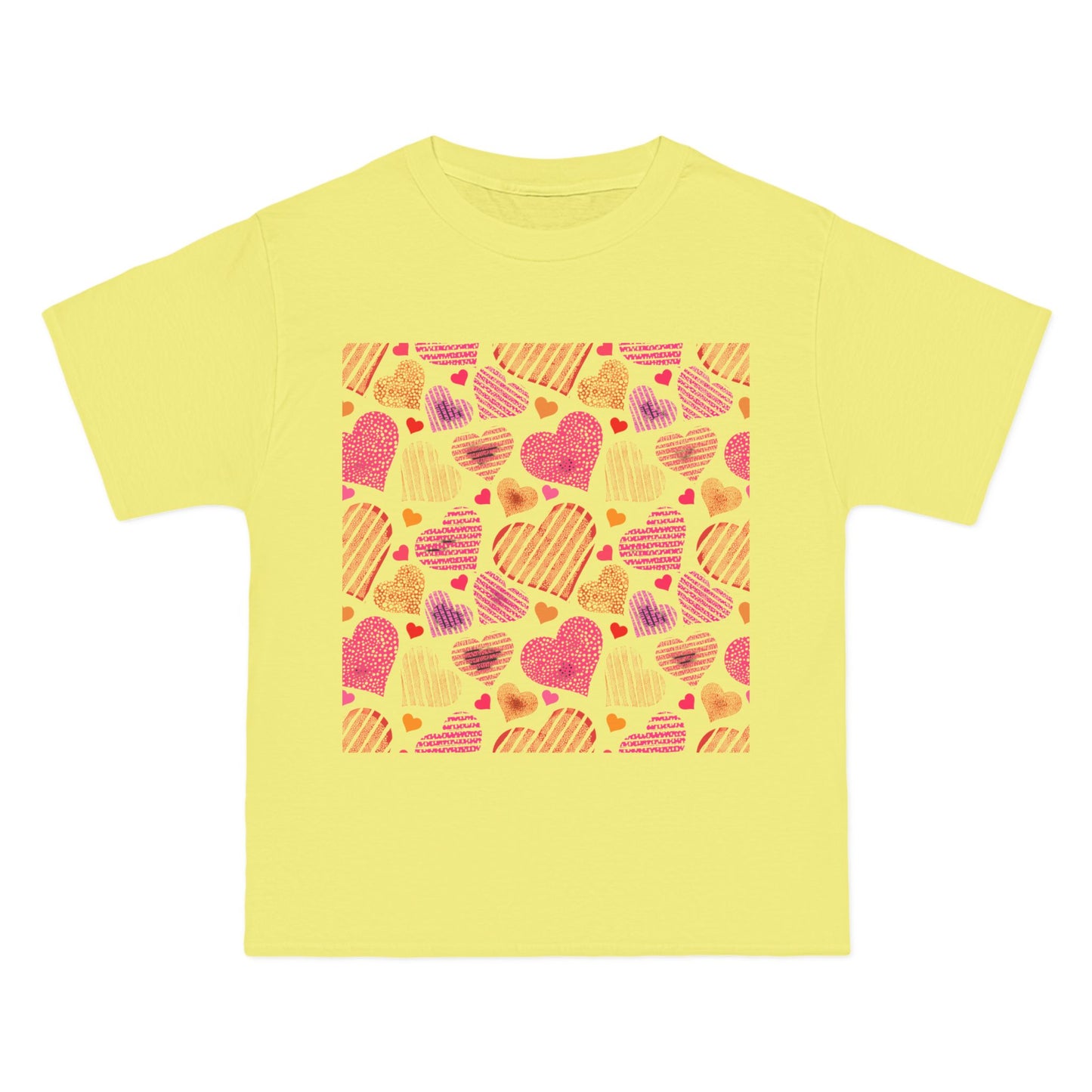 Cute Heart Pattern Short-Sleeve T-Shirt