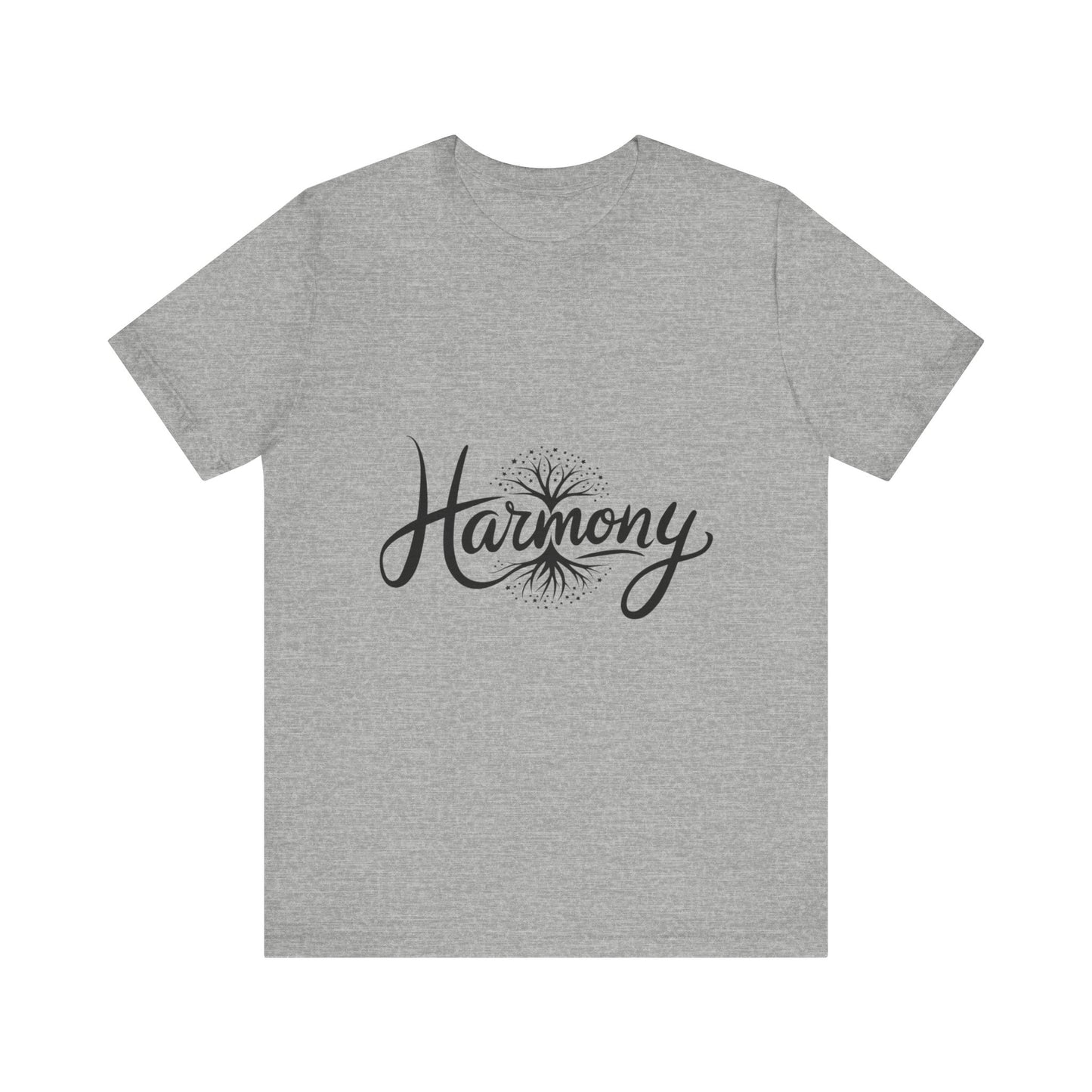 Harmony Unisex Short Sleeve Tee - Comfortable Casual Wear for Positive Vibes