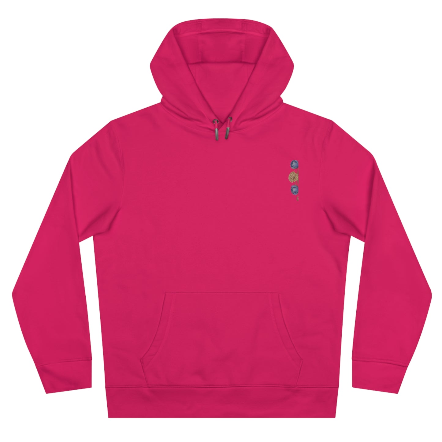 Colorful King Hooded Sweatshirt with Floral Mandala, Comfortable Streetwear, Layering Piece, Casual Wear, Trendy Hoodie