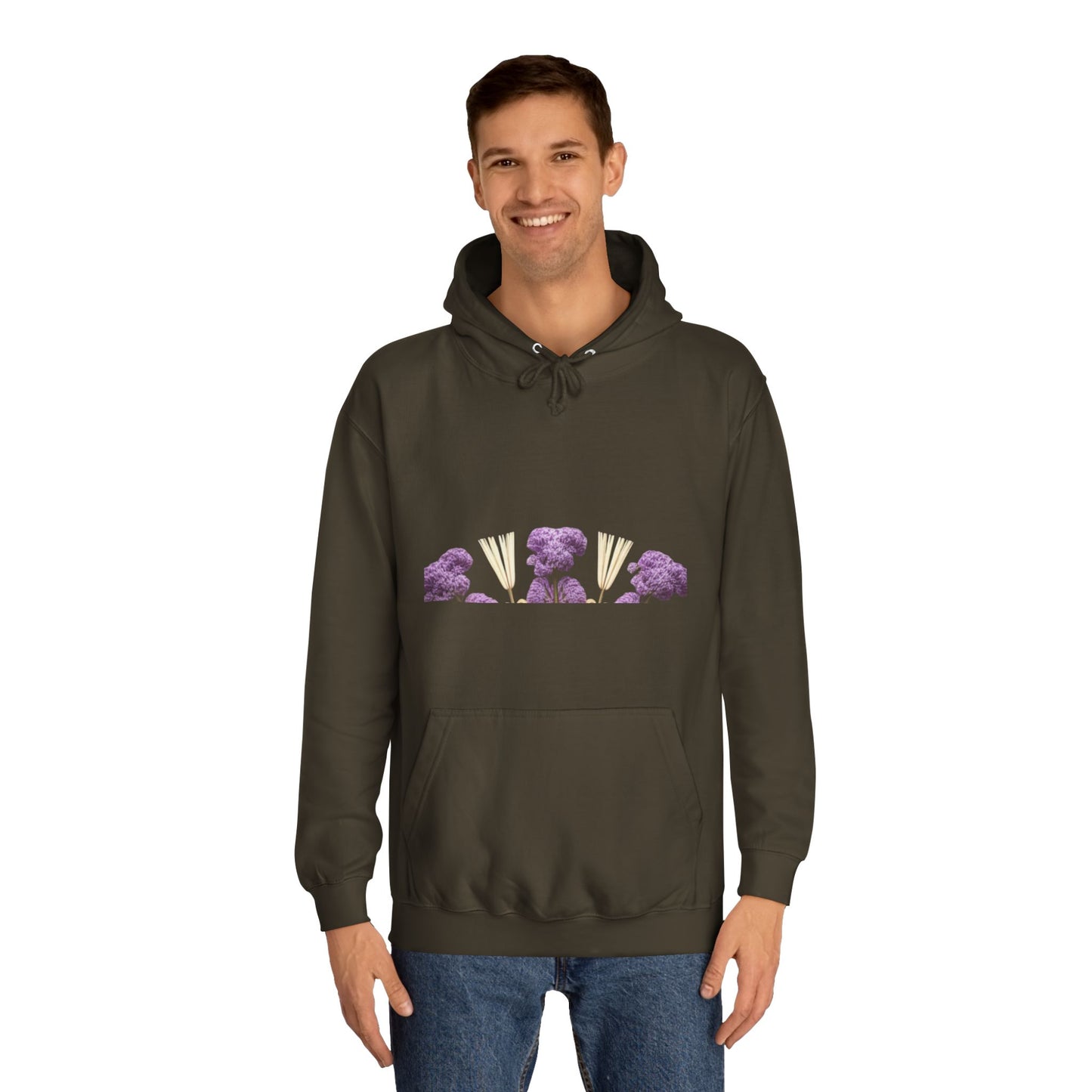 Trendy College Hoodie with Floral Mandala Design, Women's Pullover, Cozy Gift for Students, College Apparel, Casual Wear, Comfortable [...]