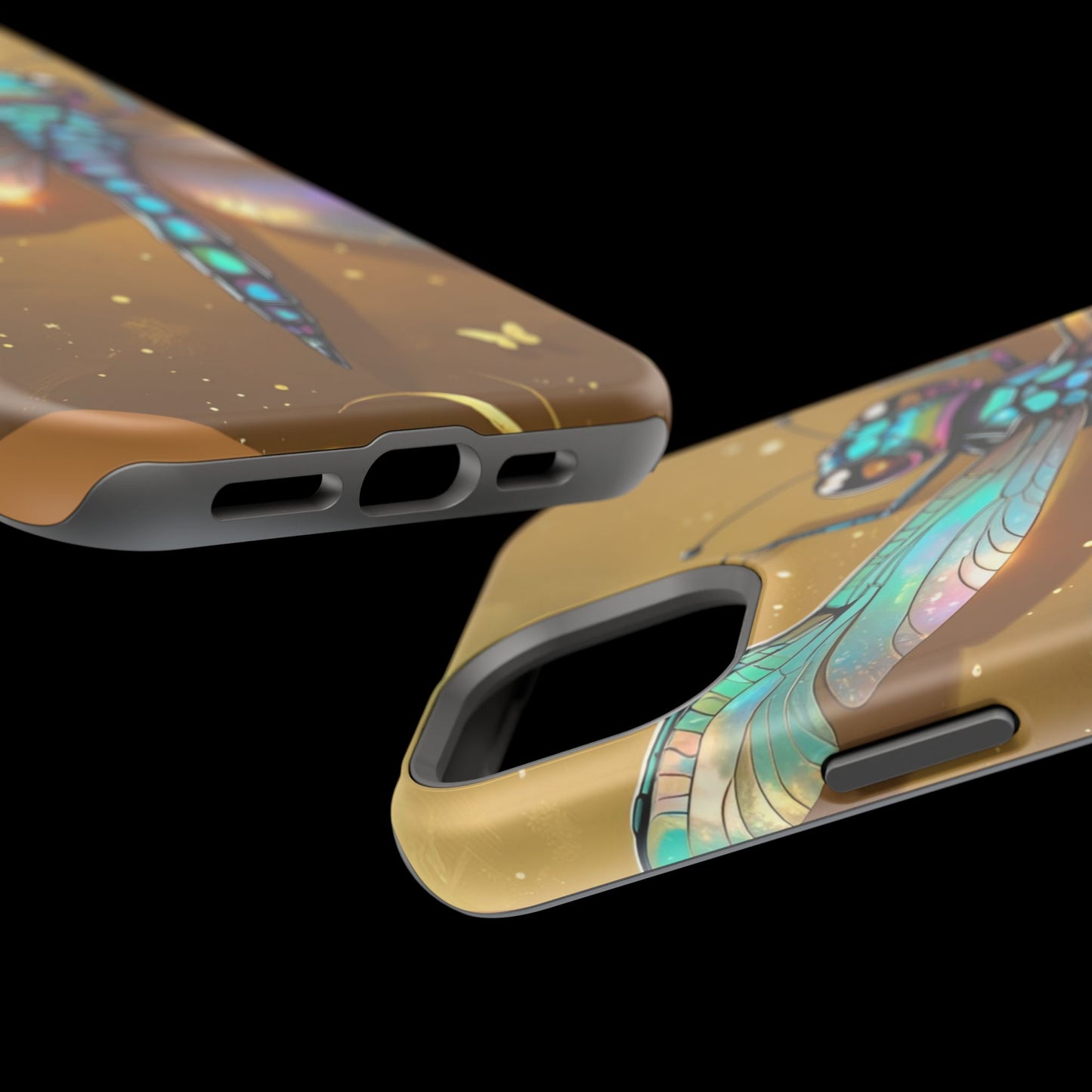 Dragonfly Magnetic Phone Case, Colorful Phone Cover, Gift for Nature Lovers, Unique Phone Accessory, Eco-Friendly Design