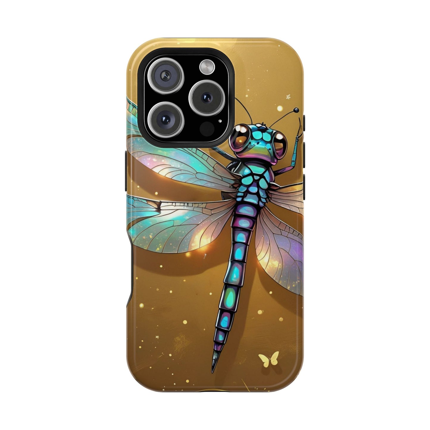 Dragonfly Magnetic Phone Case, Colorful Phone Cover, Gift for Nature Lovers, Unique Phone Accessory, Eco-Friendly Design