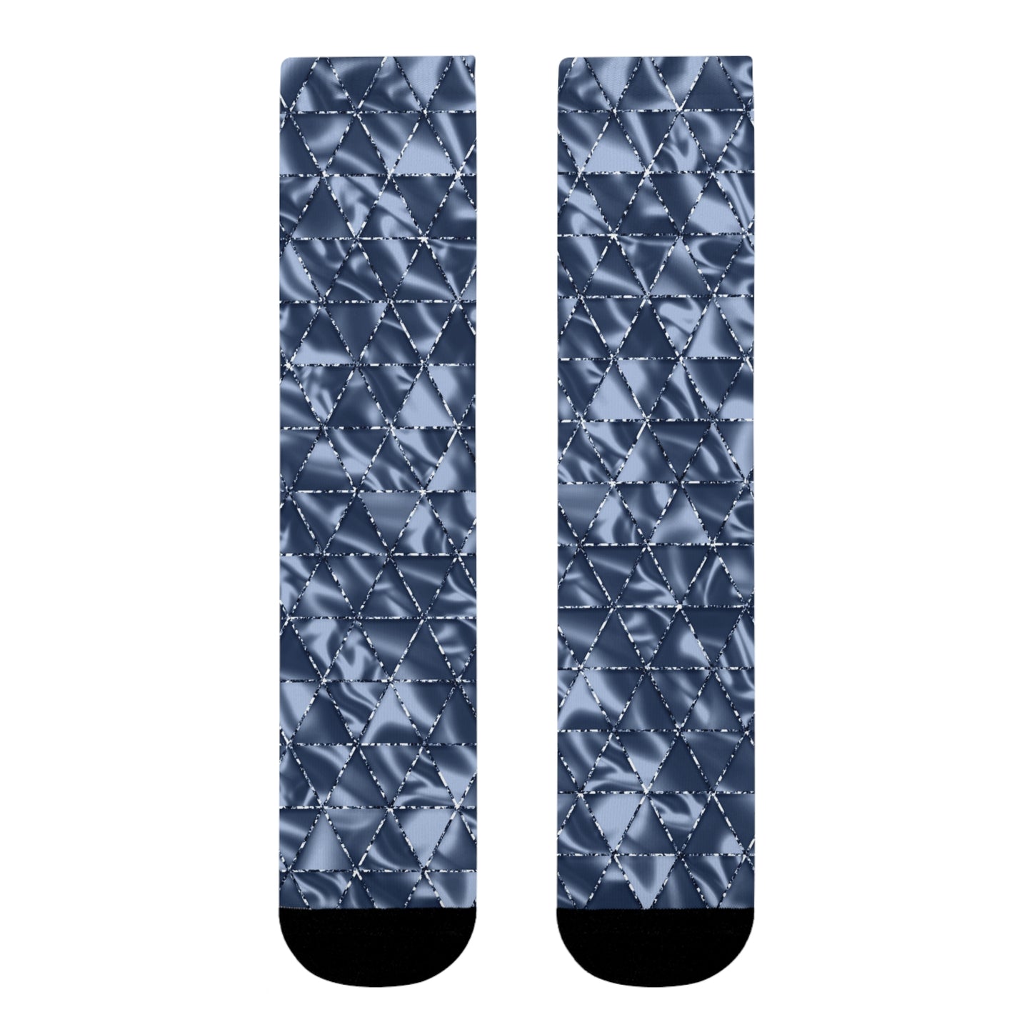 Stylish Geometric Crew Socks for Everyday Comfort