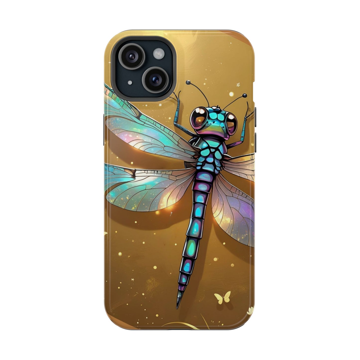 Dragonfly Magnetic Phone Case, Colorful Phone Cover, Gift for Nature Lovers, Unique Phone Accessory, Eco-Friendly Design