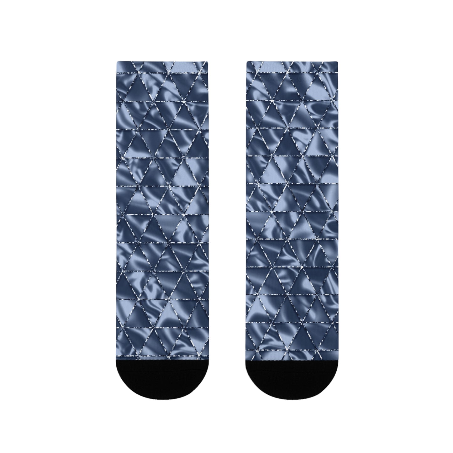 Stylish Geometric Crew Socks for Everyday Comfort