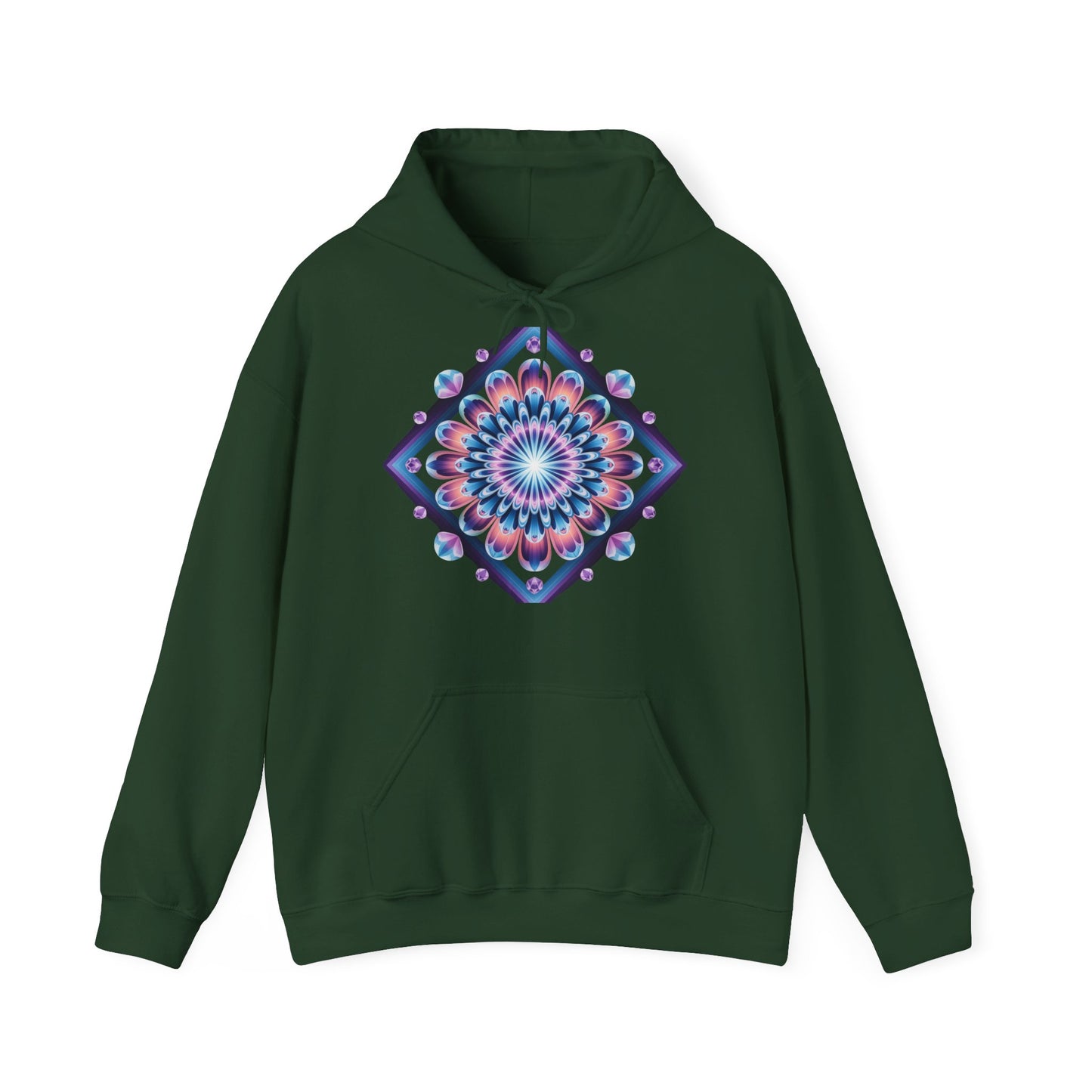Mandala Hoodie for Comfort & Style, Cozy Wear, Gift for Her, Unique Sweatshirt, Festival Outfit, Everyday Fashion