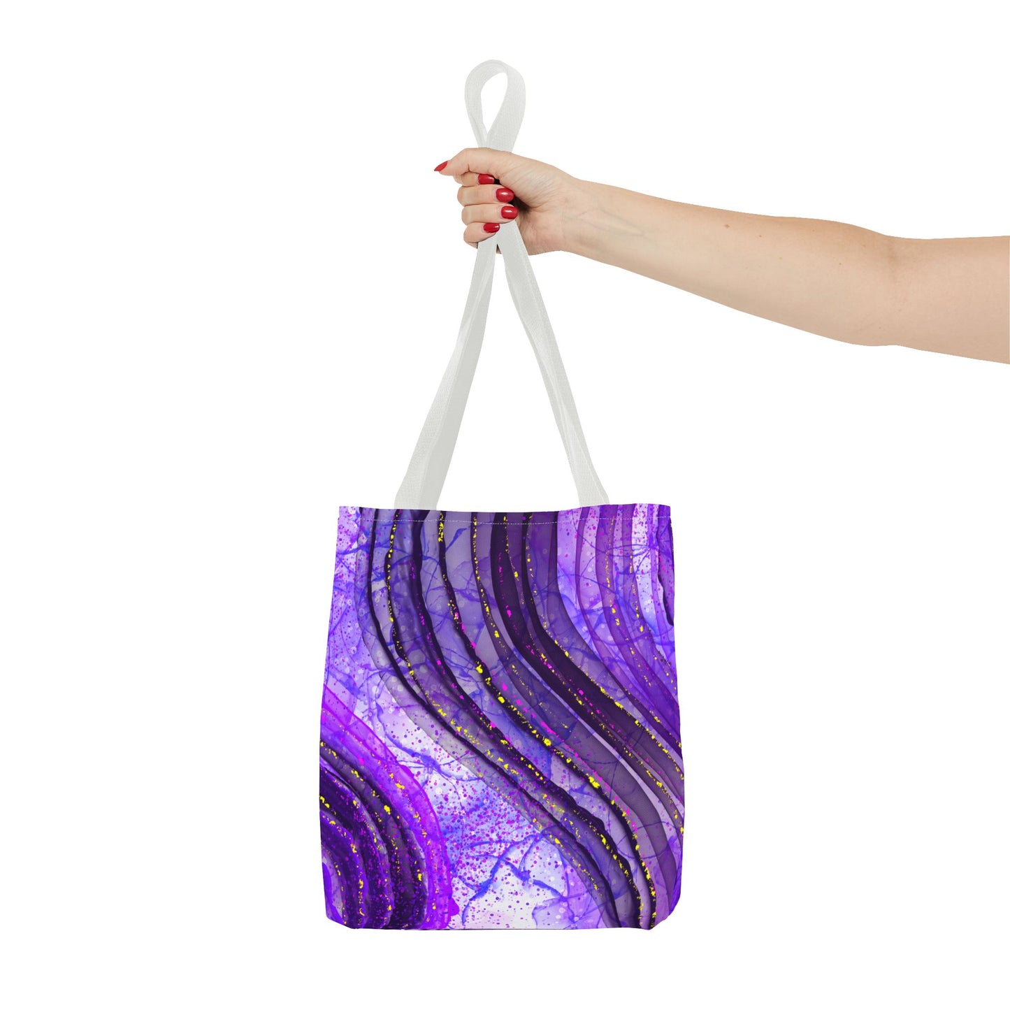Artistic Purple Tote Bag - Stylish & Colorful Accessory for Every Occasion